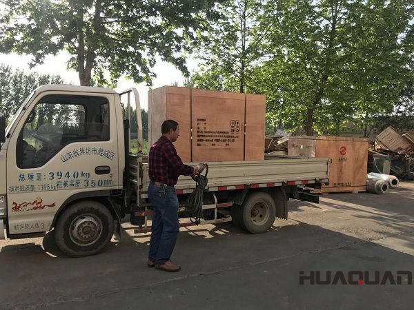 2018年5月31日一臺64kw沼氣發電機組從華全順利發往湖北省安陸市