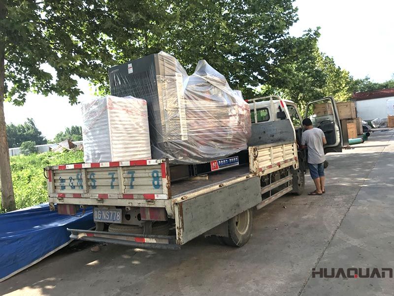 郭先生訂購這臺HQ300GF標配型發(fā)電機組在6.2號發(fā)往河北省