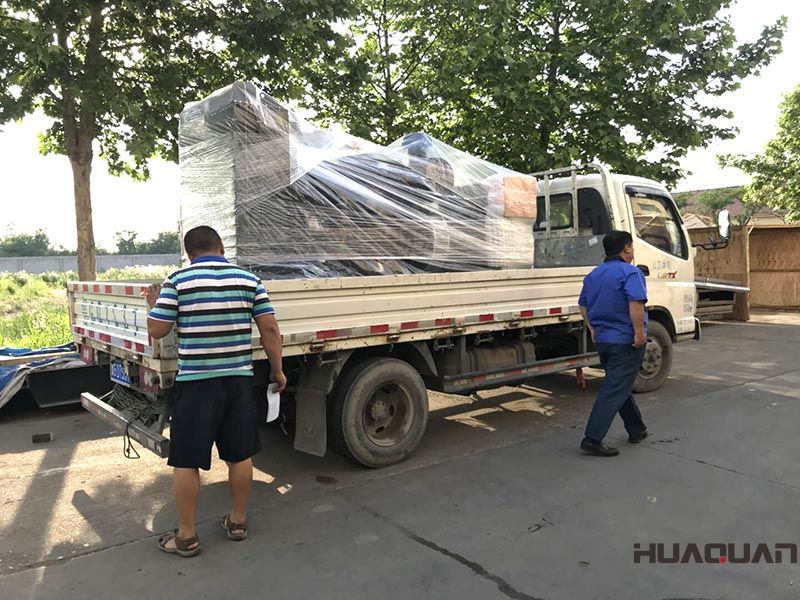 一臺HQ350GF立柜四保護柴油發電機組在6.6號發往四川省綿陽市