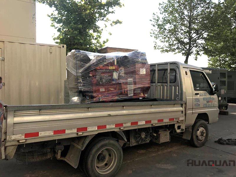 牟先生的HQ40GF標配柴油發電機組發往吉林省長春市，6.14號