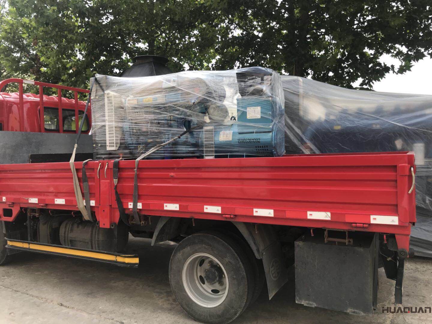 8月9日，一臺100kw標配柴油發電機組從華全動力順利發往河北