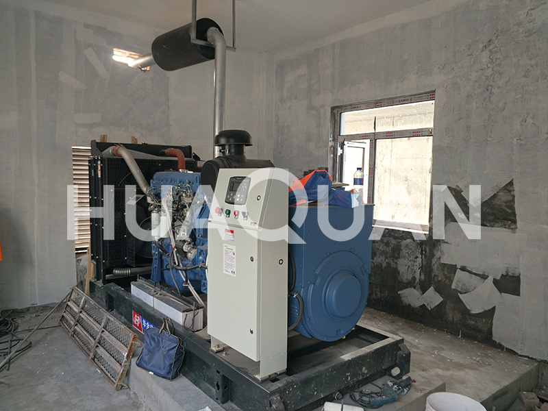 山東菏澤直屬庫400KW發(fā)電機組電站項目