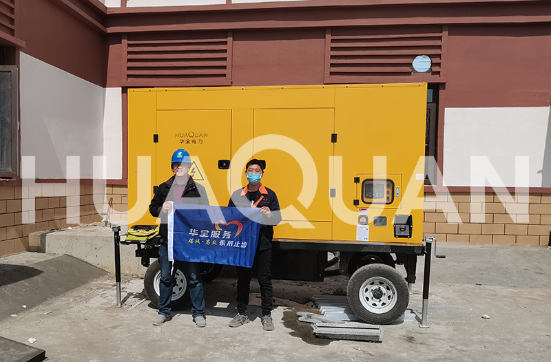 聊城市糧食儲(chǔ)備庫(kù)400KW移動(dòng)式發(fā)電機(jī)組電站